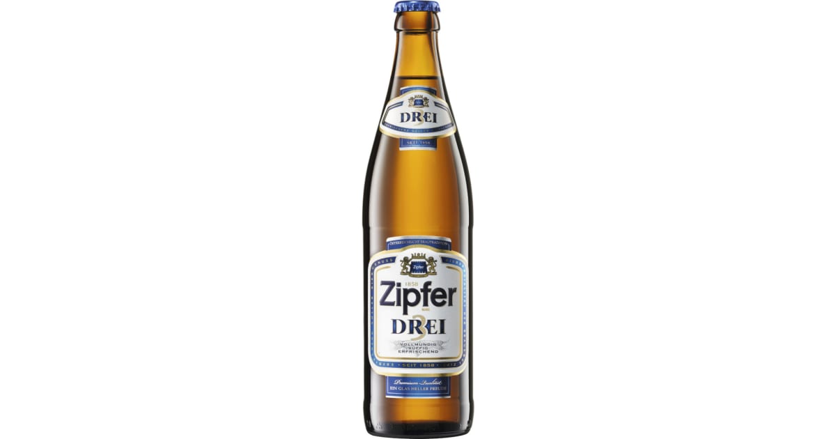 Zipfer Drei 0,5 Liter (Mehrweg)