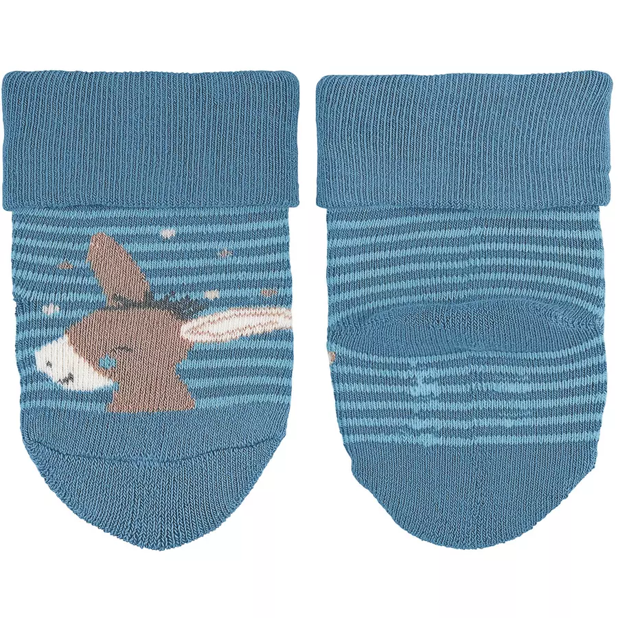 Sterntaler Baby-Söckchen Emmilius mittelblau