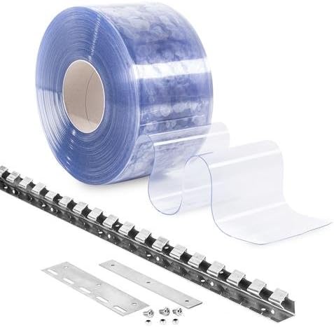 PVC-Lamellenvorhang Streifenvorhang Lamellen 20cm Br 1,0m Br. 2,10m H.