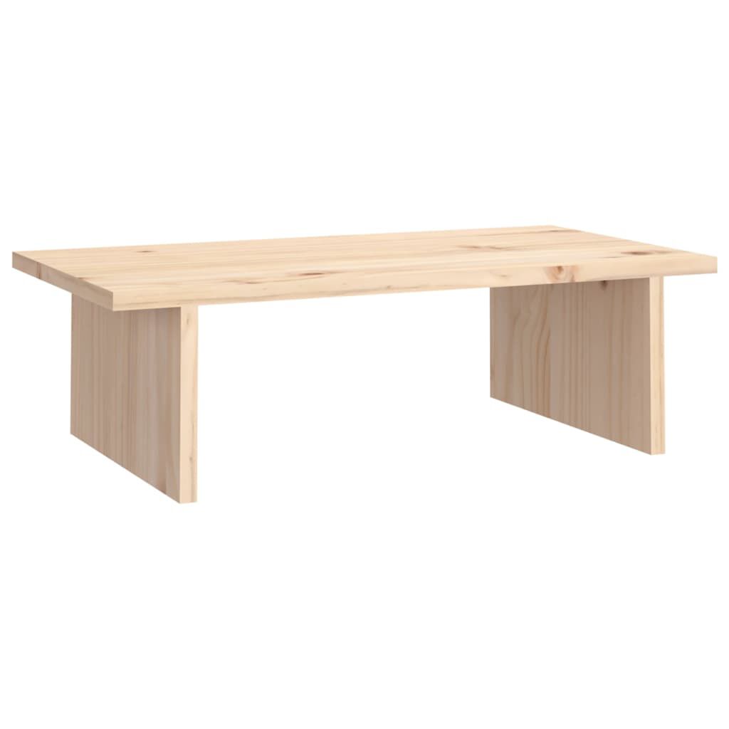 vidaXL Monitorstandaard, 50x27x15 cm, massief grenenhout