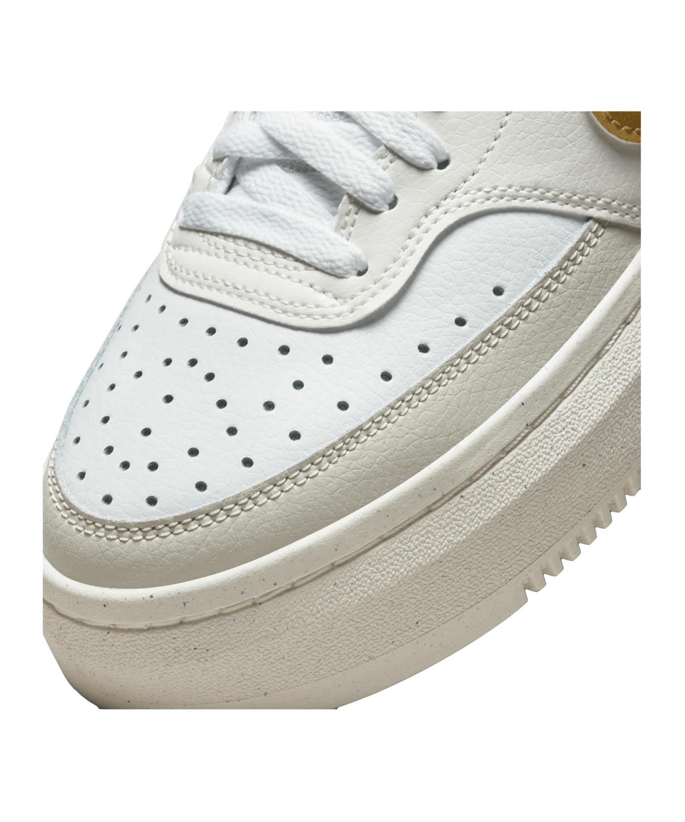 Nike Court Vision Alta Damen Weiss Gold F100