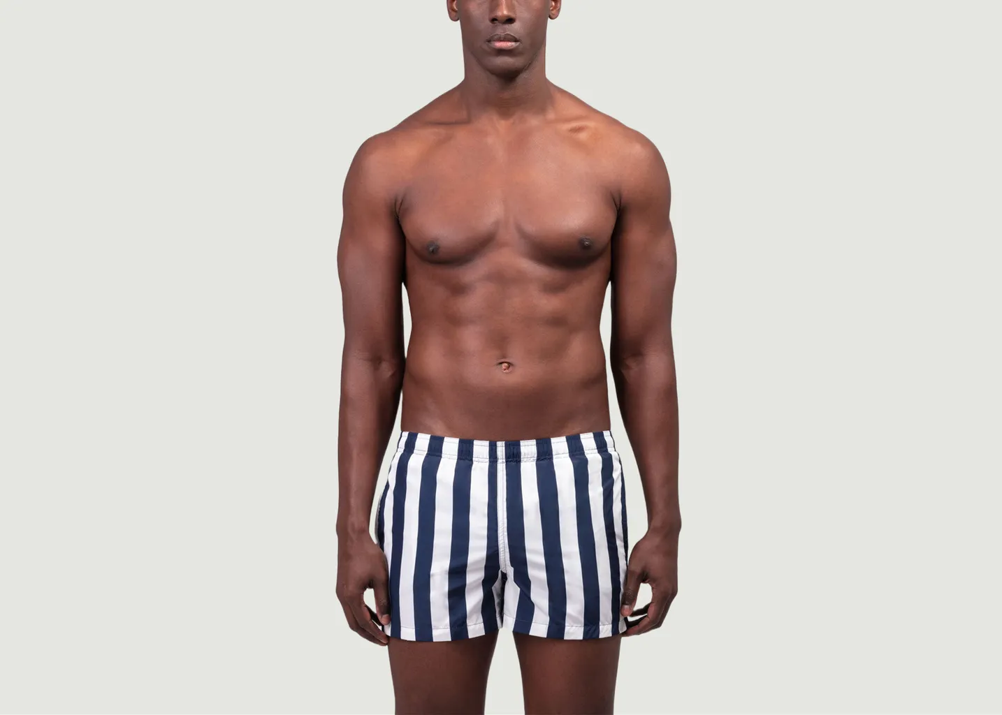 Short de bain à larges rayures verticales Ron Dorff