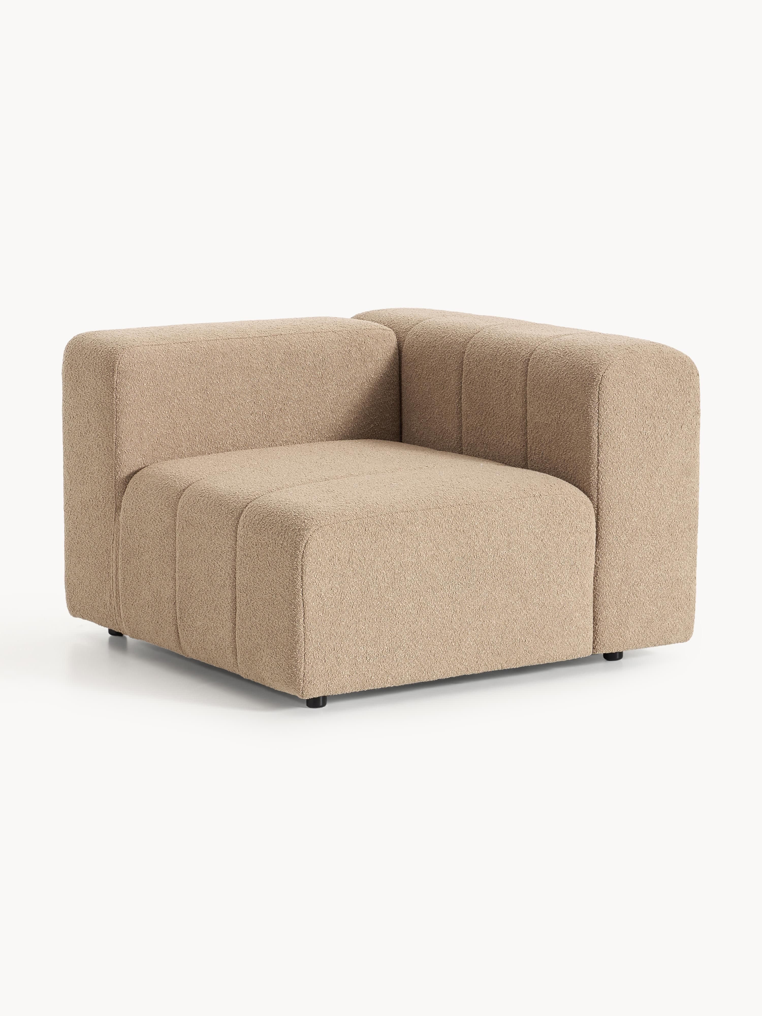 Bouclé hoekmodule Lena