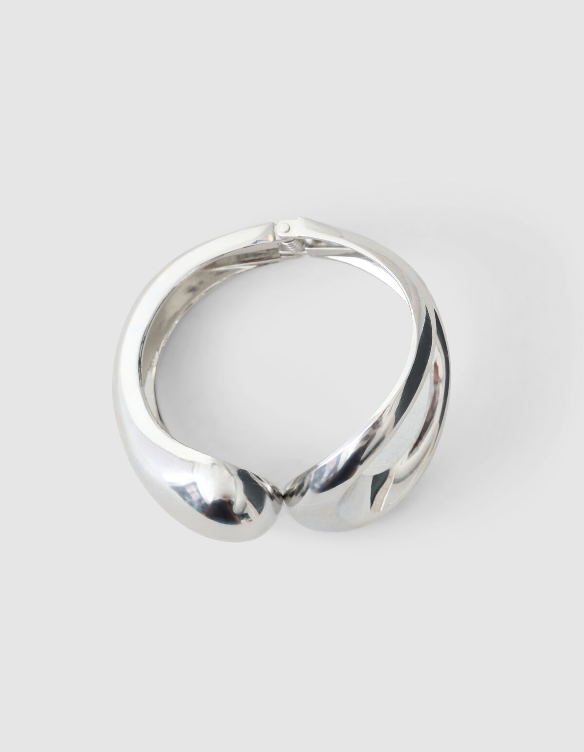 Organic Bangle Armband Zilver