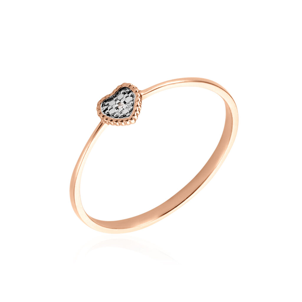 Bague Mon 1er Diamant Or Rose Diamant