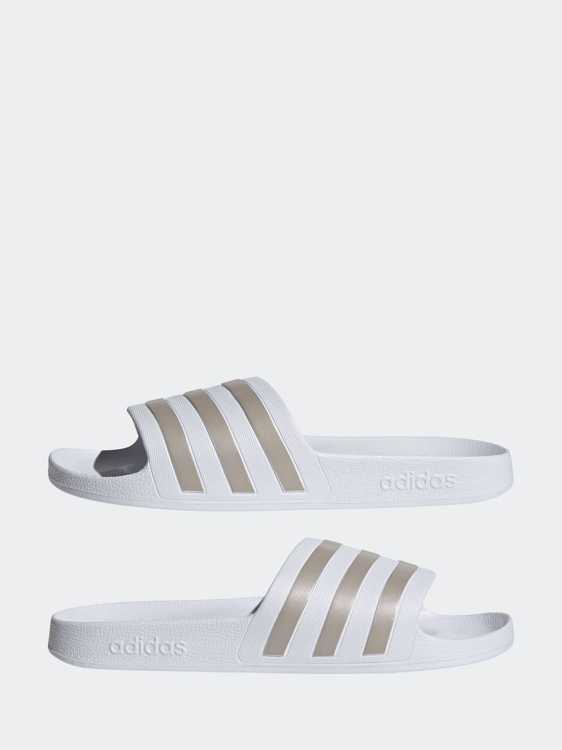 Wit - adidas Sportswear Adilette aqua-slippers