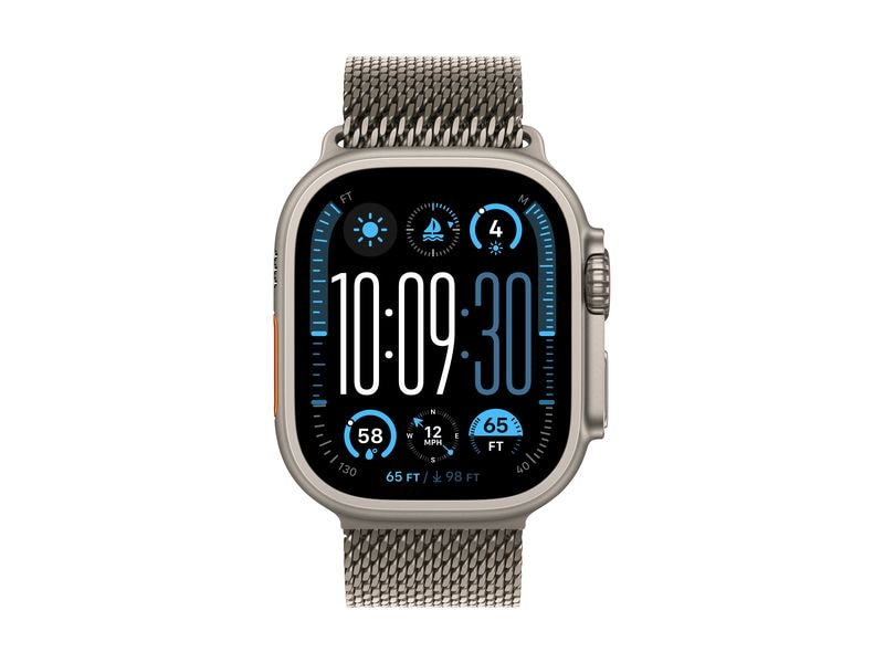 Apple Milanese Loop 49 mm Grau M Armband für Apple Watch 42/44/45/49 mm