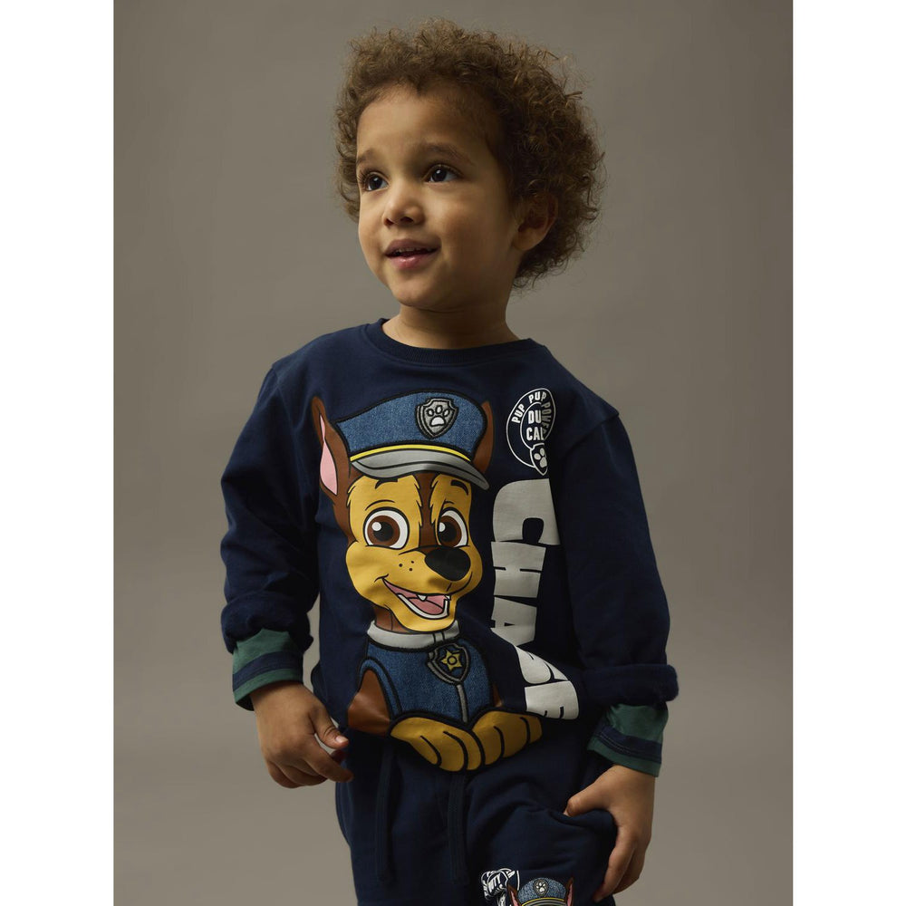Køb Name It Navy Blazer Nmmneel Paw Nreg Sweat Bru Cplg