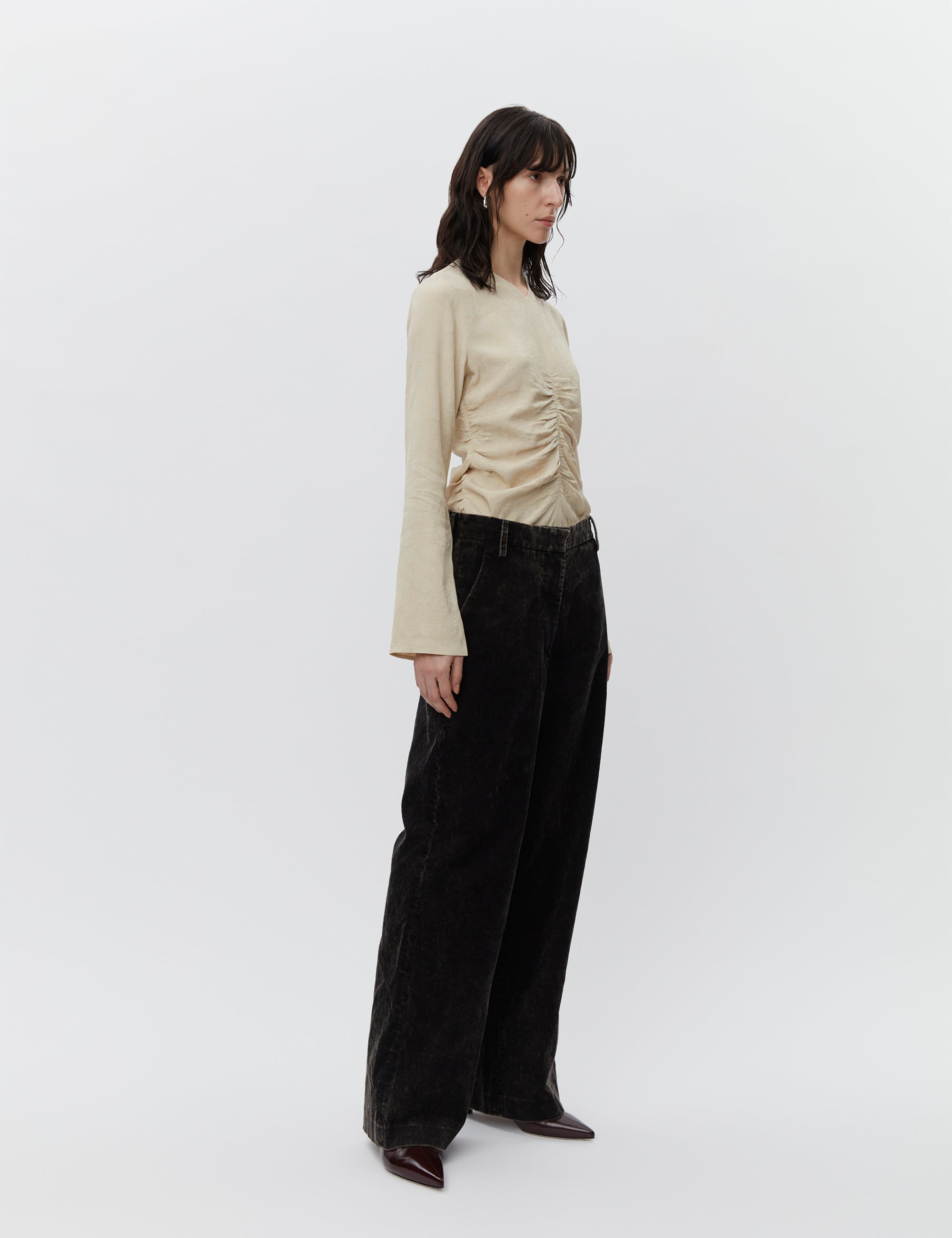 DAY Birger et Mikkelsen  Jade Corduroy fløjsbukser - brun/sort