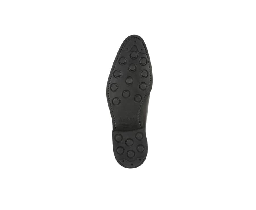 Richelieu homme Noir semelle gomme - PETER GOMME CITY