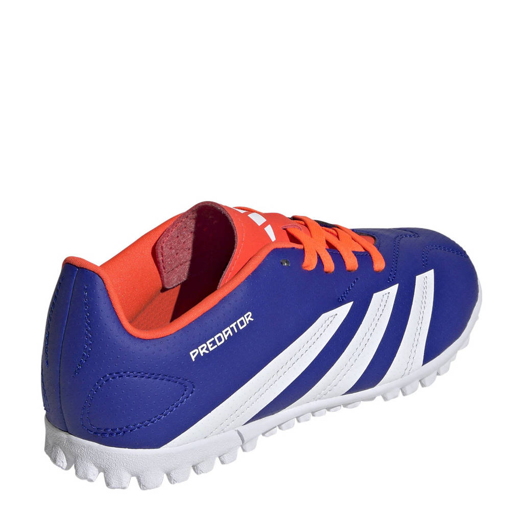 adidas Predator Clubjunior voetbalschoenen blauw/wit/rood
