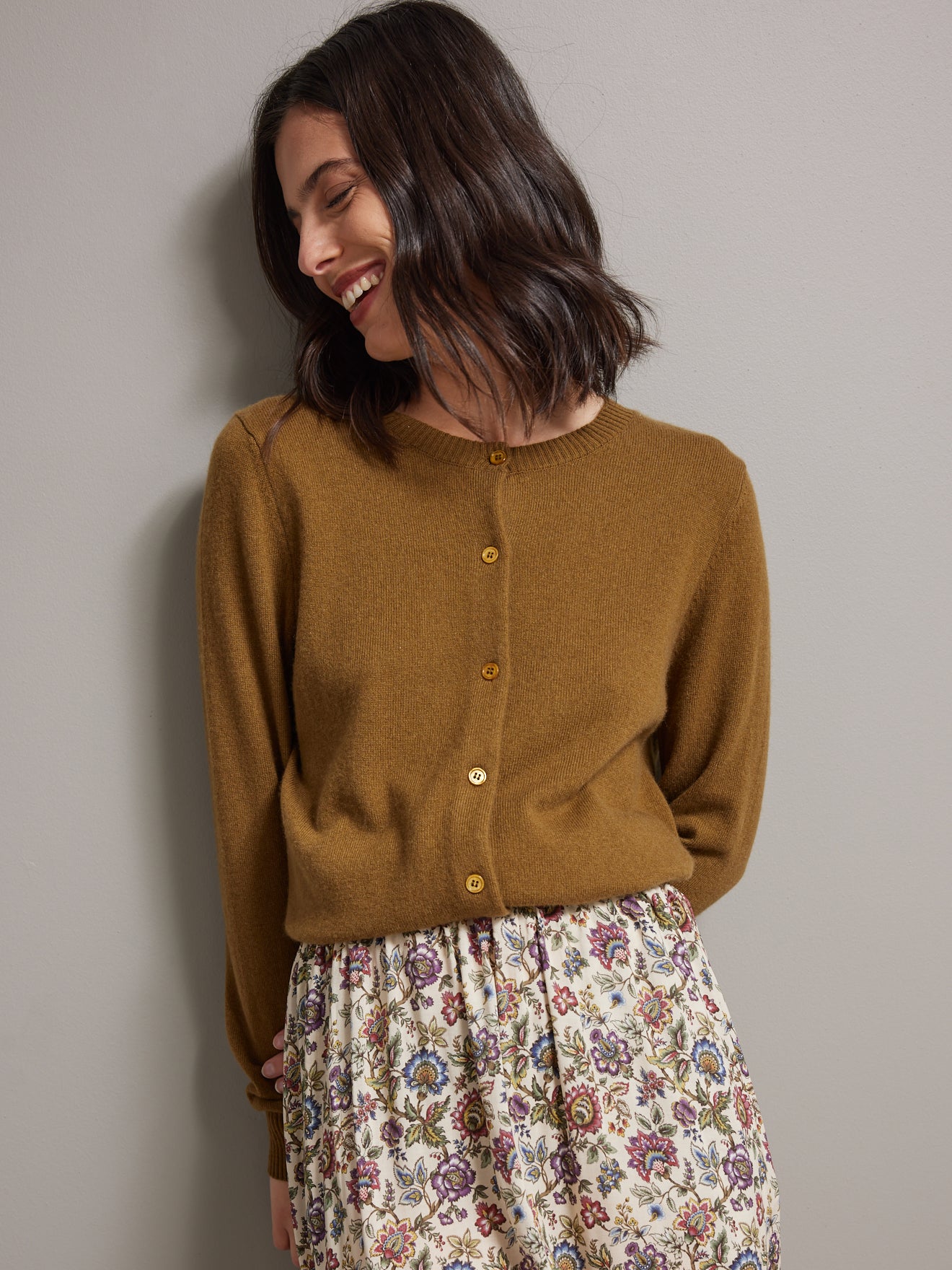 Cardigan boutonné femme - Collection Cachemire