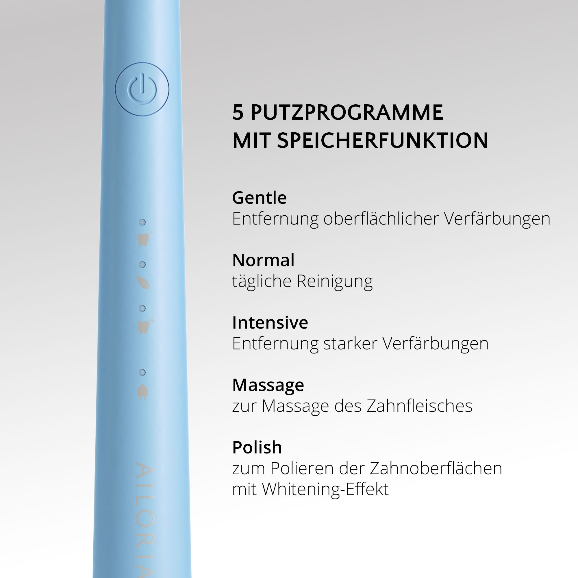 AILORIA PRO SMILE Schallzahnbürste USB