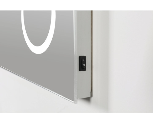 LED badkamerspiegel DSK Silver Arrow 60x80 cm IP 24 (spatwaterdicht)