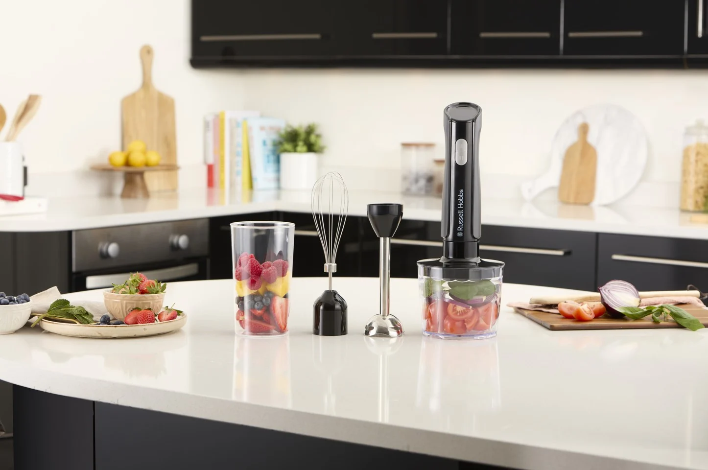 Russell Hobbs - 3-i-1 stavblender - Matte Charcoal