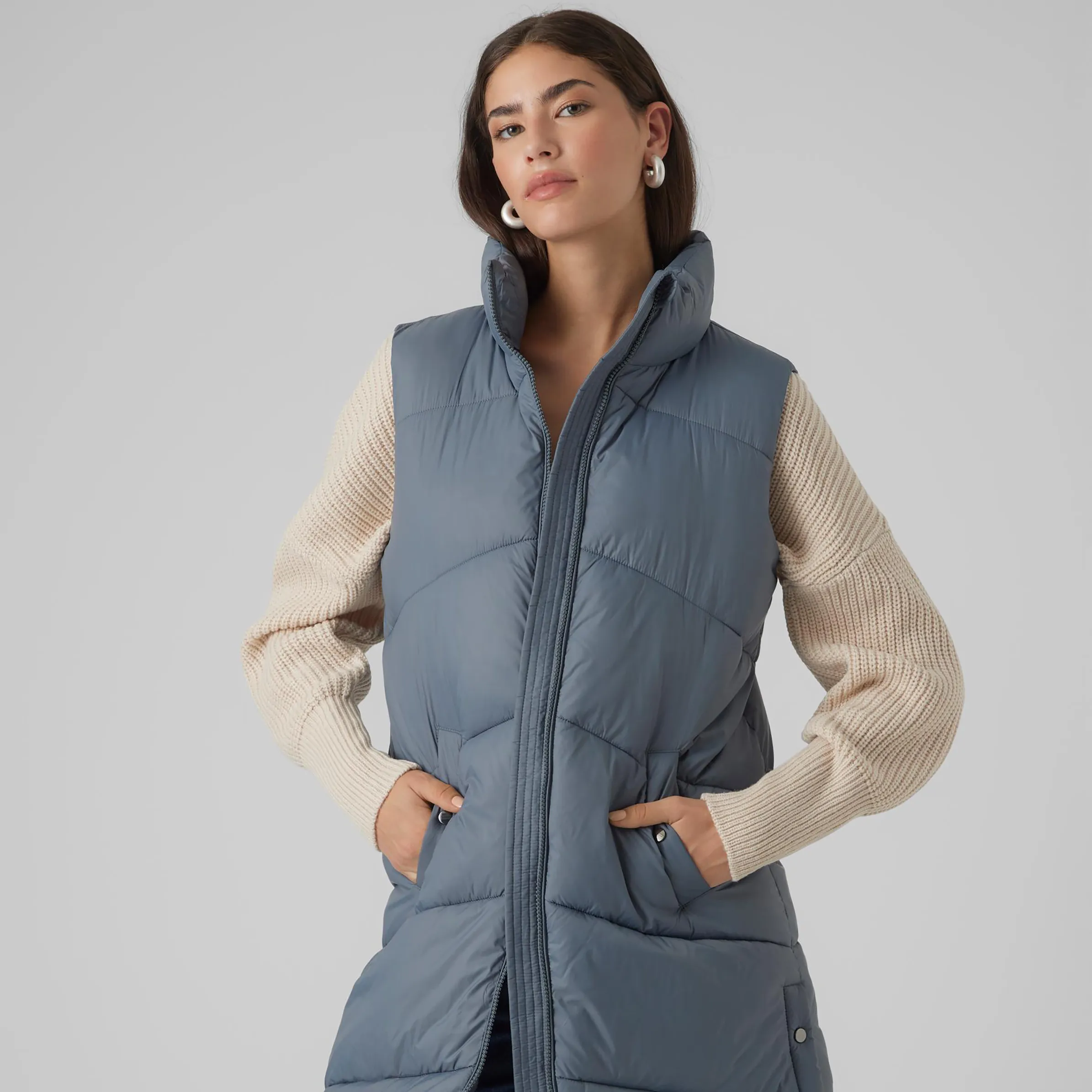 Vero Moda VMUPPSALA 3-4 WAISTCO Longweste