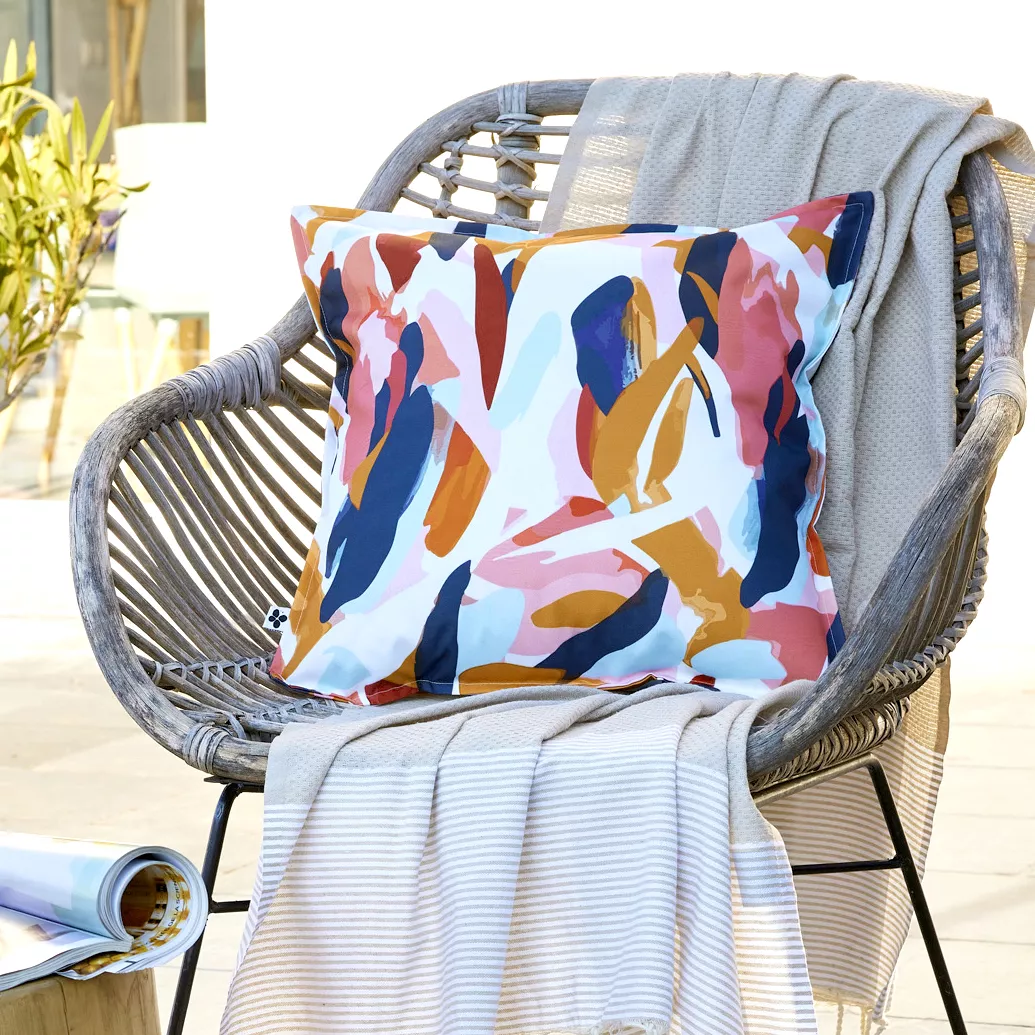 Housse de coussin extérieur carrée (45 x 45 cm) Julianne Multicolore