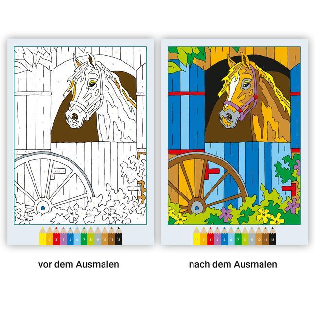 Ravensburger Malen nach Zahlen ab 7 Pferde - 24 Motive