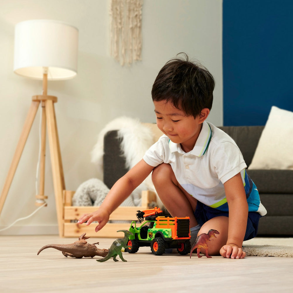 Køb Dickie Toys Dino Jæger Legesæt