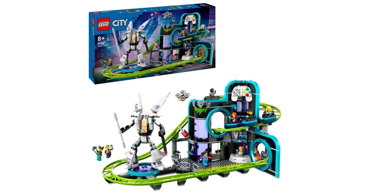 LEGOCity - Achtbaan in Robotwereld Constructiespeelgoed  (60421)