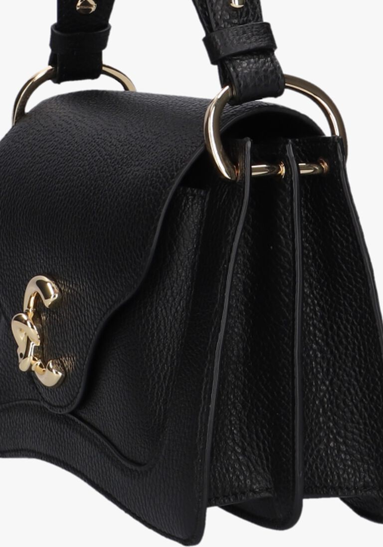 zwarte coccinelle schoudertas c-me