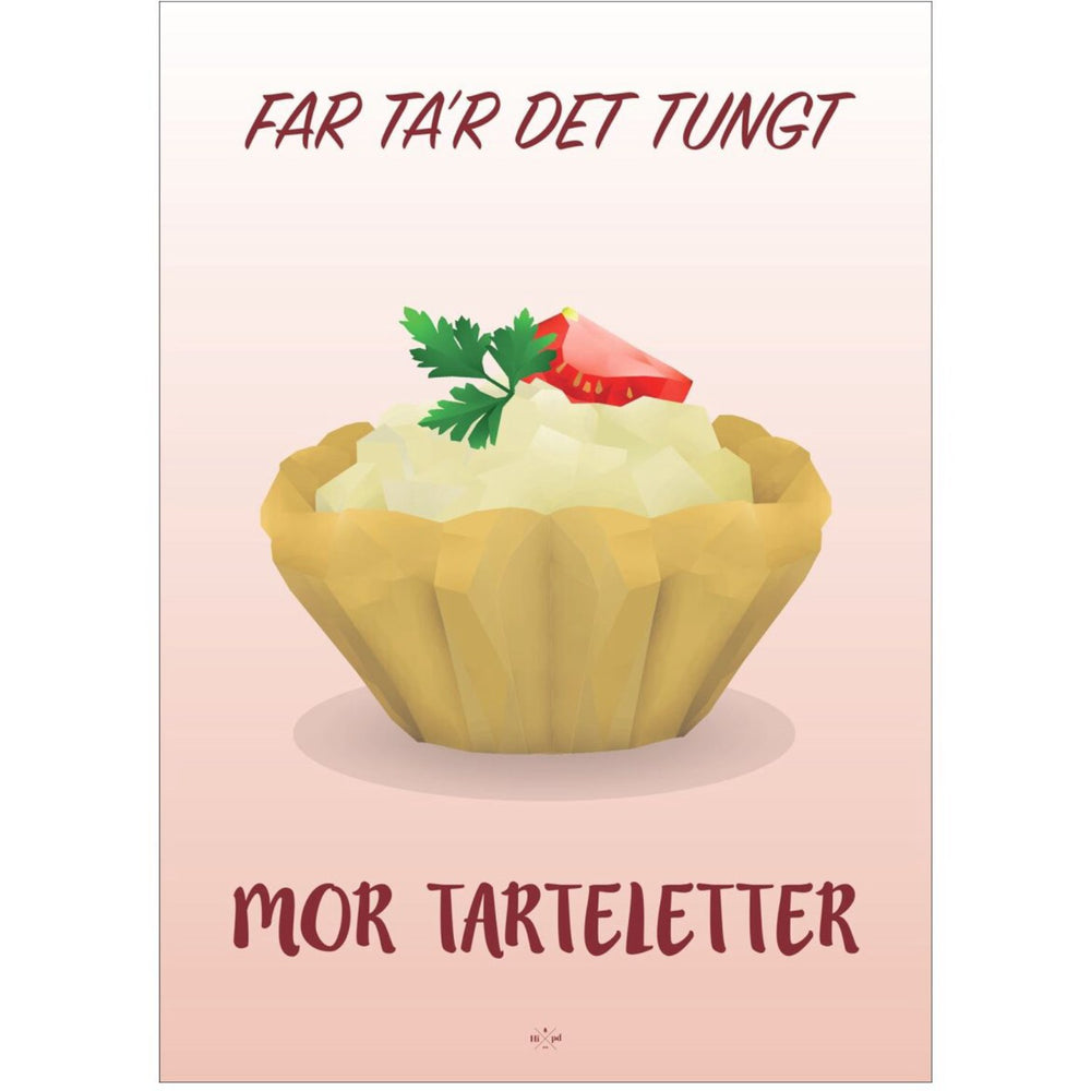 Køb Poster & Frame Citatplakat - Mor Tarteletter