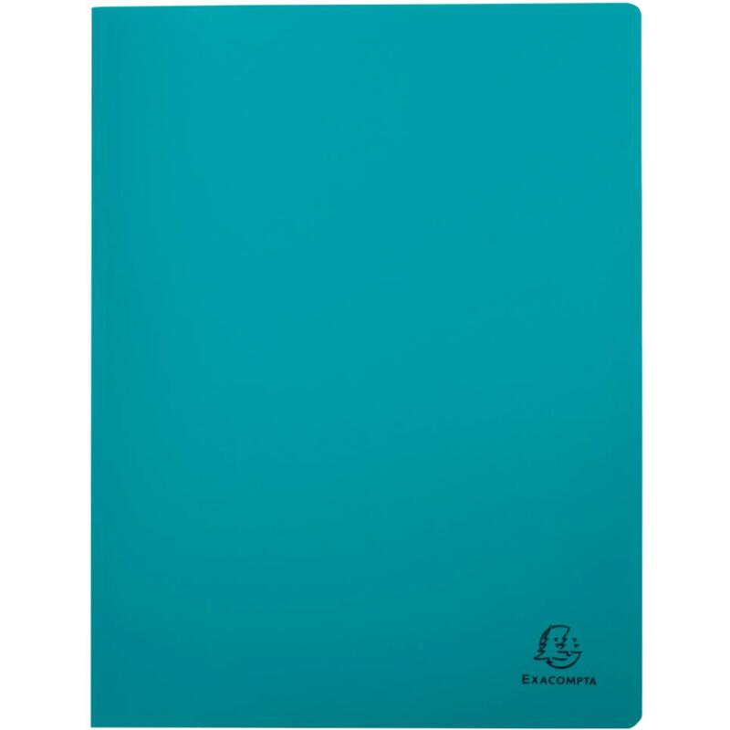 Protège-documents semi-rigide en PP recyclé 100 vues Titane - Couleurs assorties