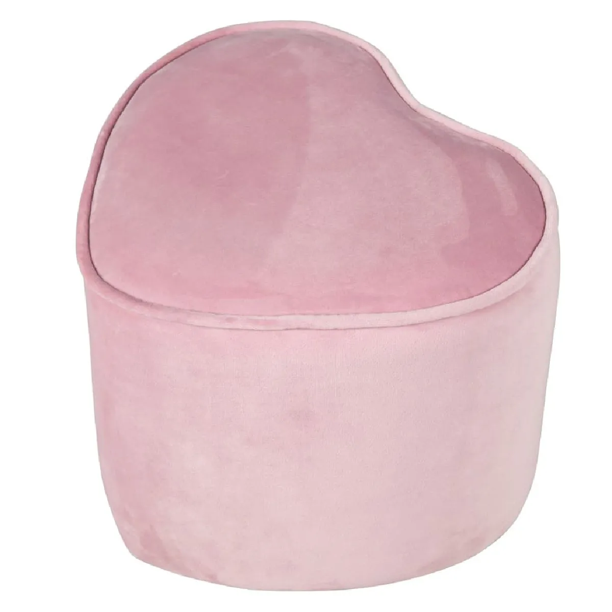 Roba Pouf cœur pour enfants - Rose mauve
