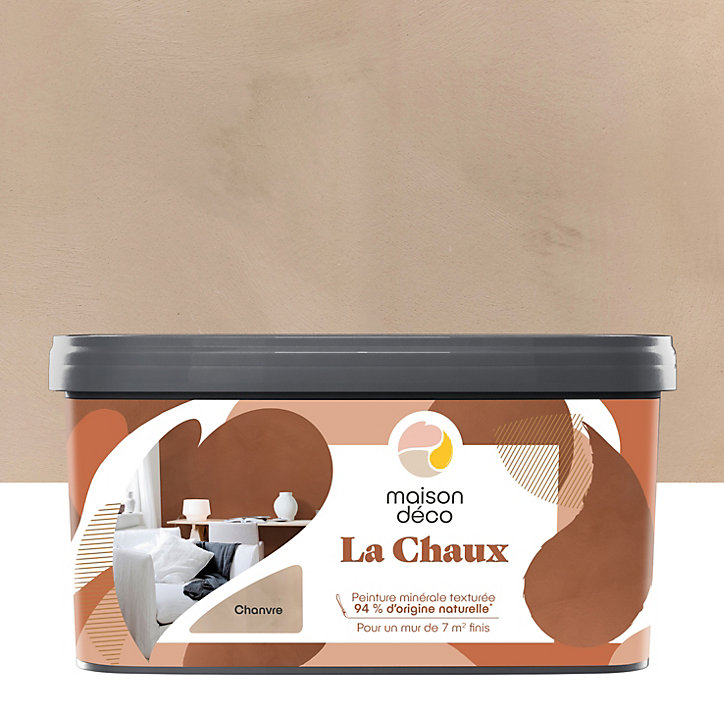 Peinture à effet Maison Déco La Chaux chanvre 2,5L