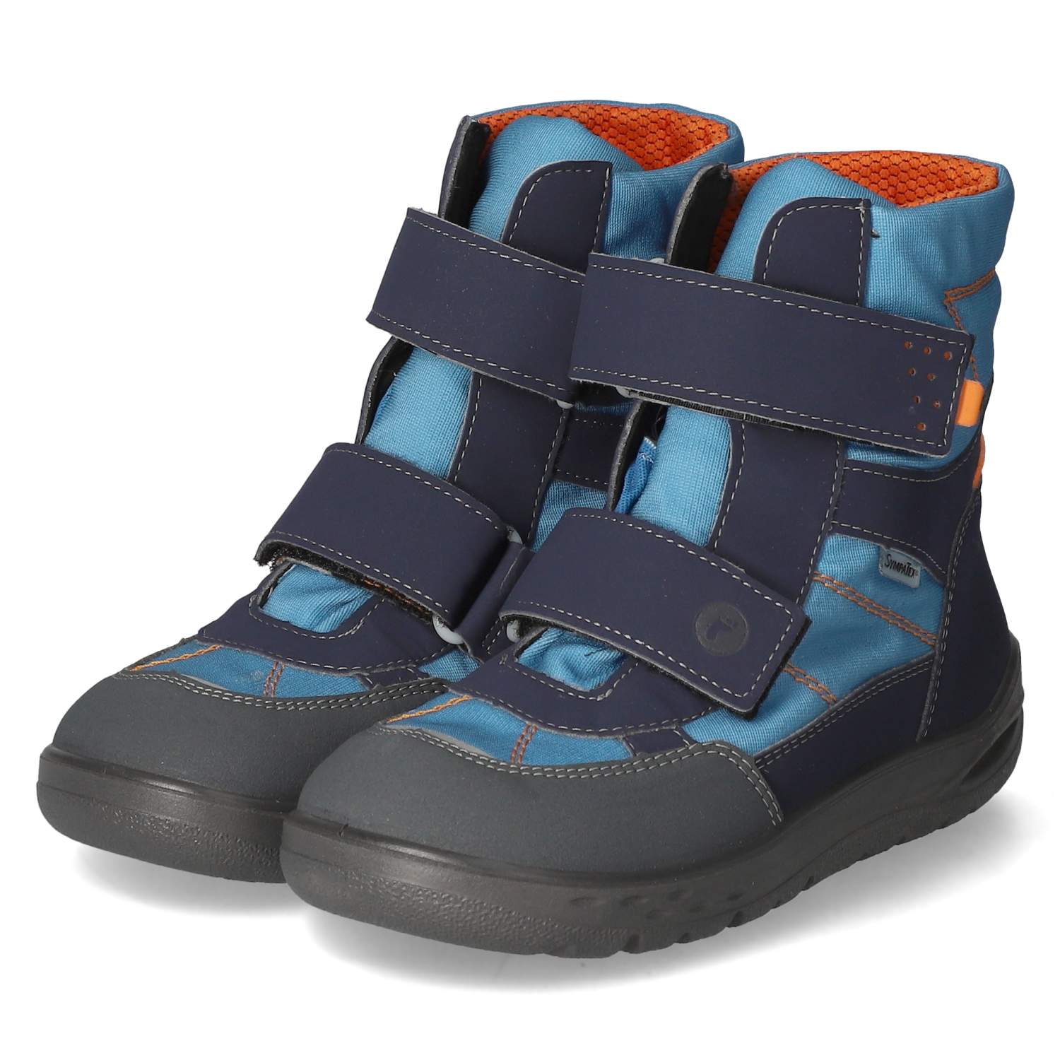 Ricosta Winterstiefeletten UKI - nautic/ozean/orange