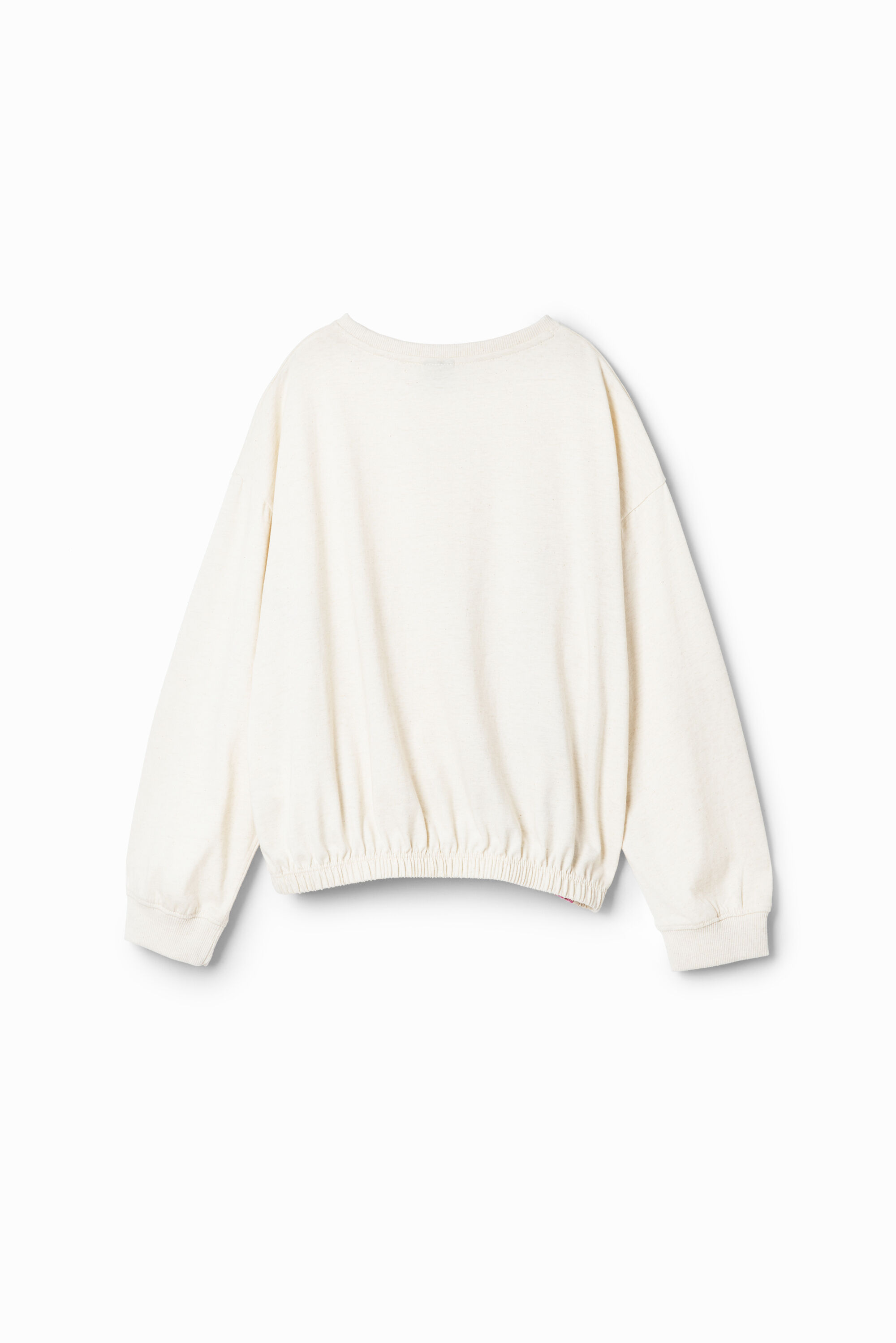 T-shirt froncé fleurs