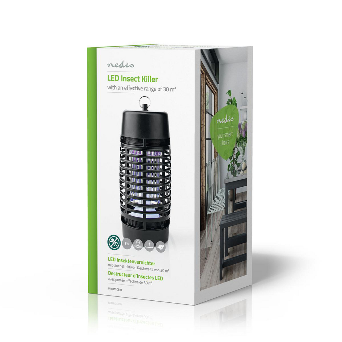 Nedis INKI112CBK4 Elektrische Muggenlamp