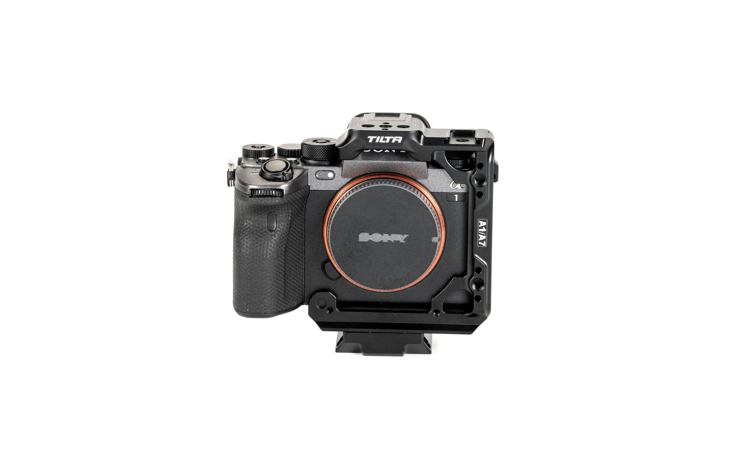 Half Camera Cage für Sony a1 - SchwarzBietet eine schützende Panzerung und verbessert die Funktionalität der Kamera