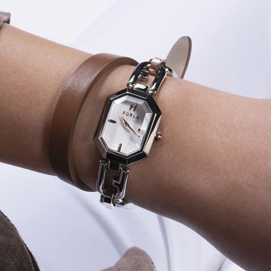 Montre Furla Octagonal Blanc