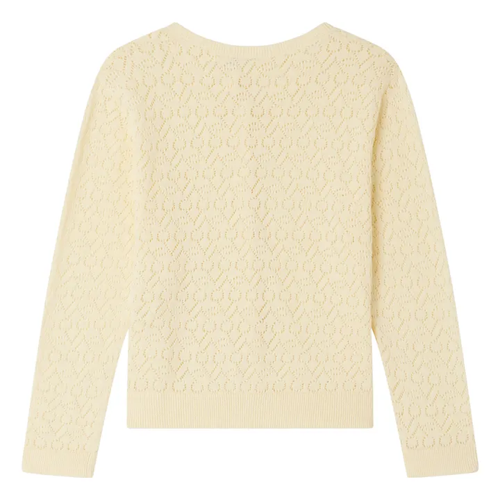 Bonpoint Cardigan Cherry Ajouré | Taupe