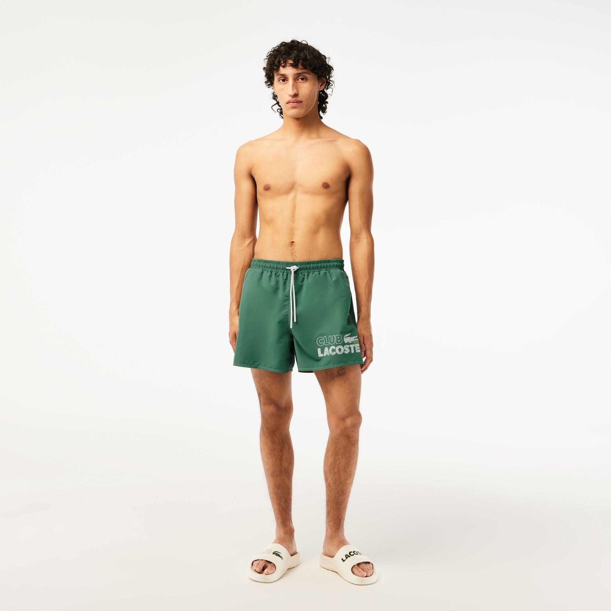 Lacoste Quick Dry Lined Swim Shorts