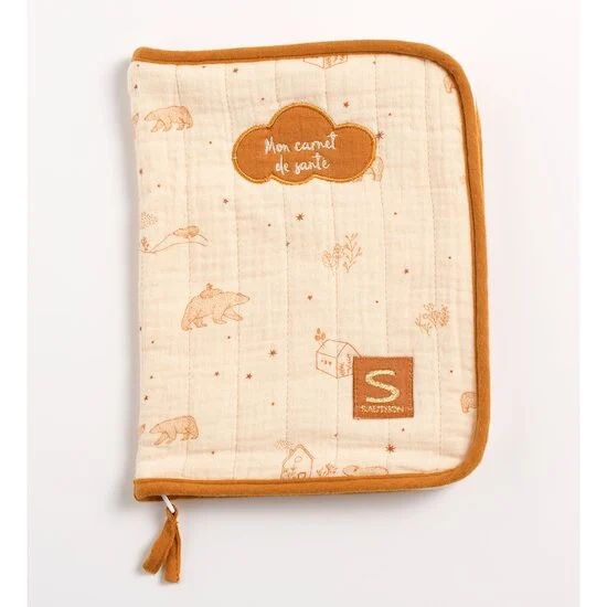 Orsino Housse Carnet de santé   Vanille        de               Sauthon Baby Déco