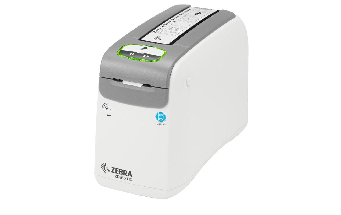 Armband-Drucker ZD510-HC (USB, LAN, BT)<br>Armband-Drucker für den Einsatz im Gesundheitswesen