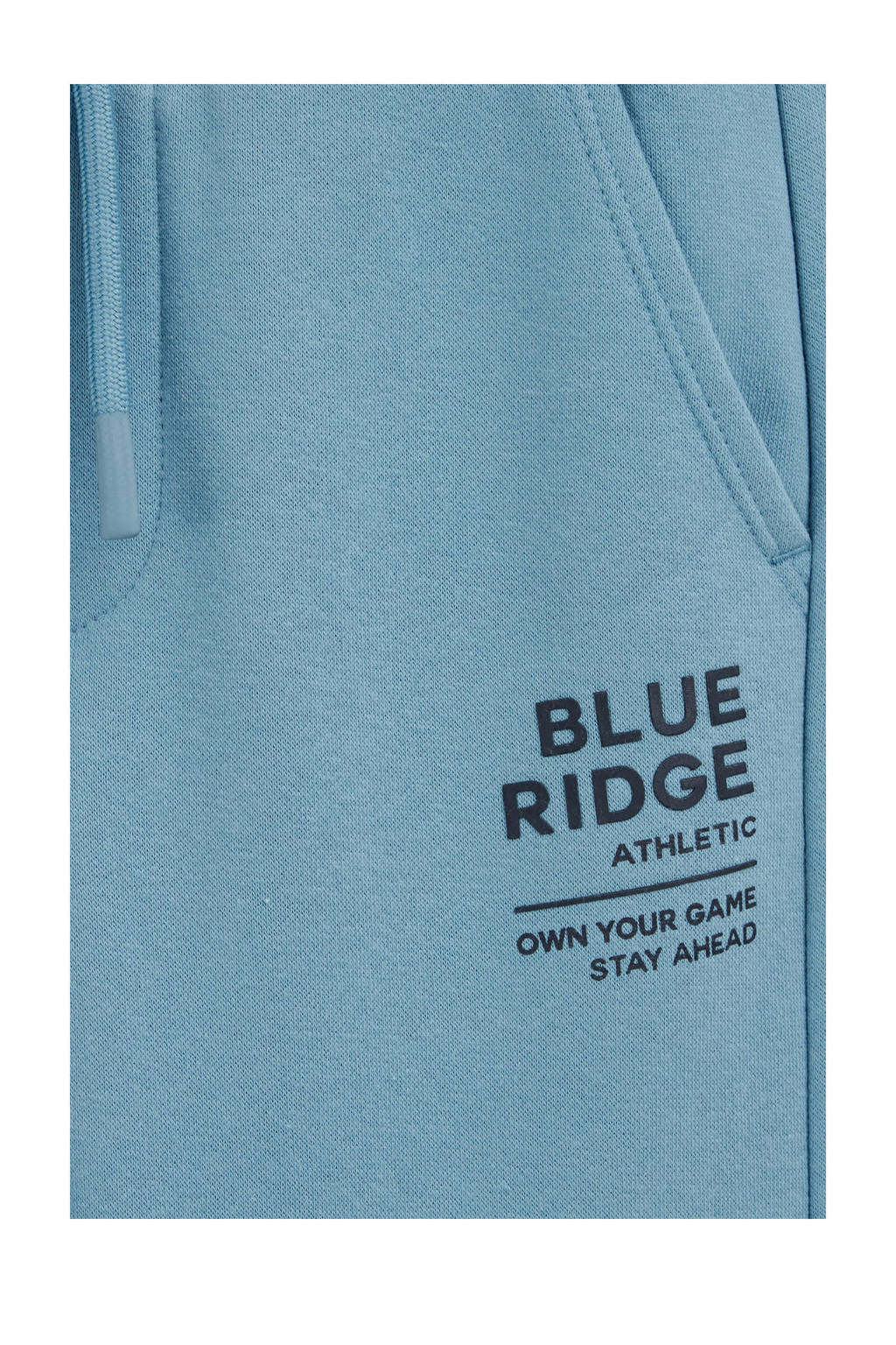 WE Fashion Blue Ridge straight sweatpant lichtblauw