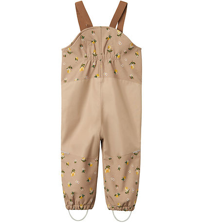 Name It Softshellhosen m. Fleece/Träger - NmfAlfa08 - Light Taup
