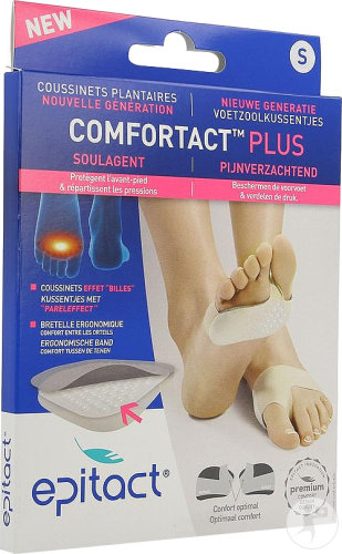 Epitact Comfortact Plus Coussinets Plantaires Effet Billes Taille S 1 Paire