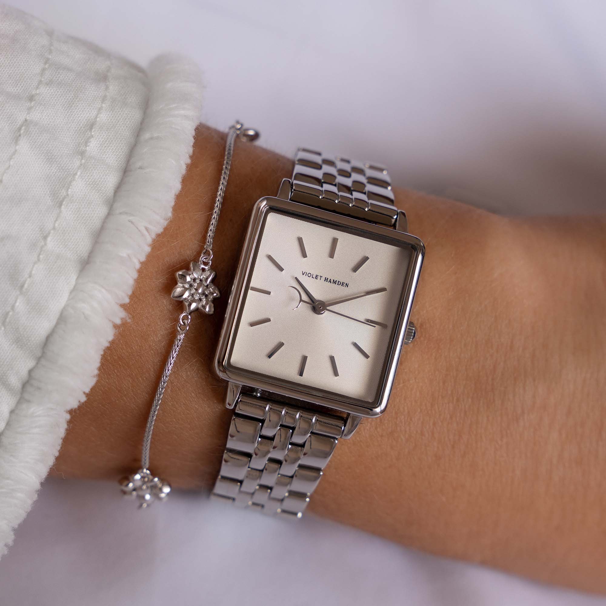 horloge Violet Hamden Violet Hamden Zilver