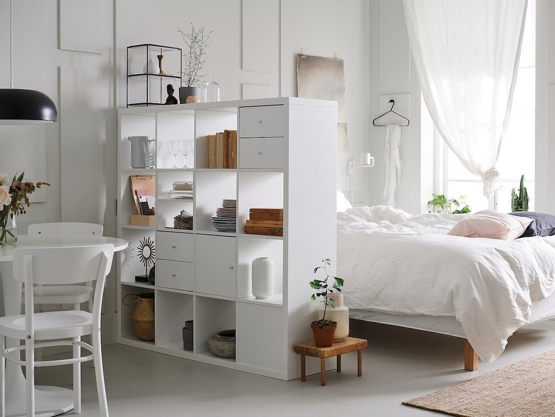 IKEA KALLAX – Regal, weiß, 147 x 147 cm