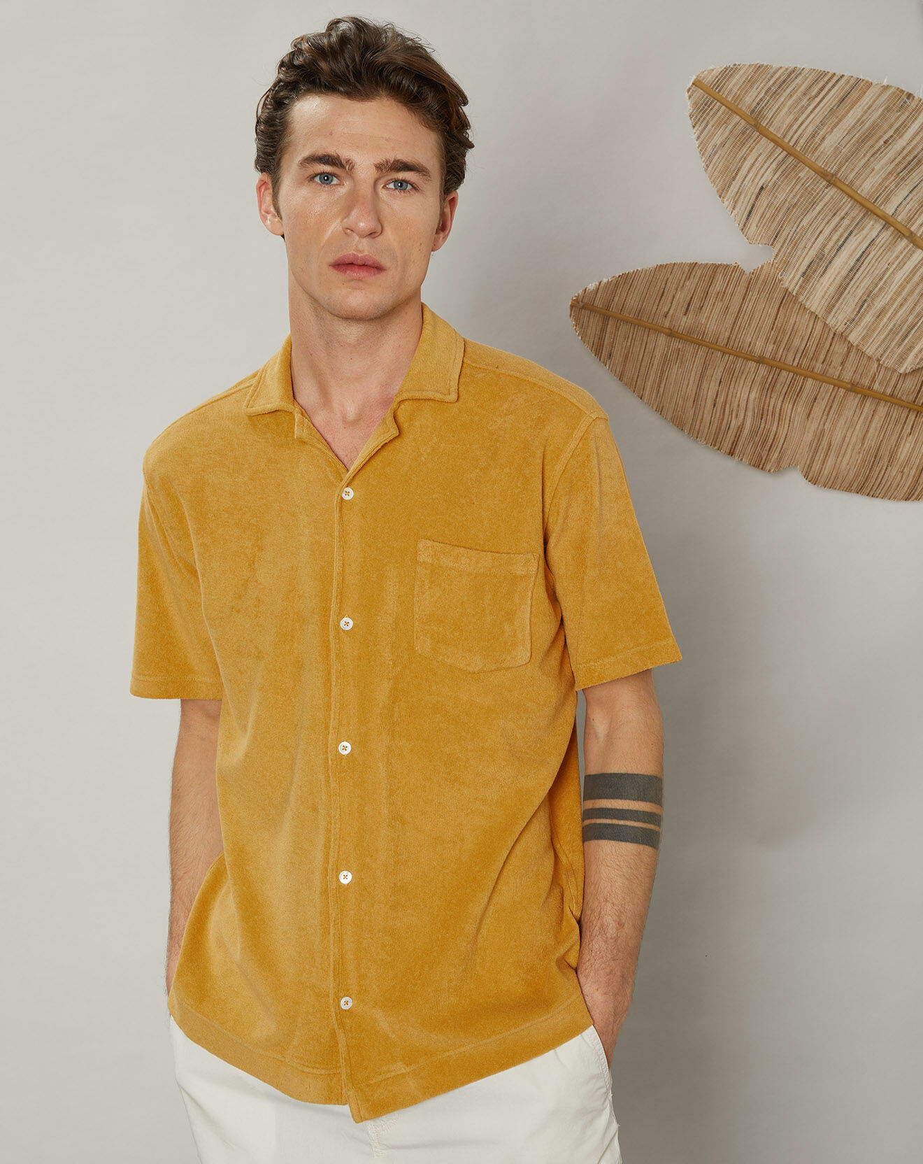 Hartford Polo chemise en Eponge mango
