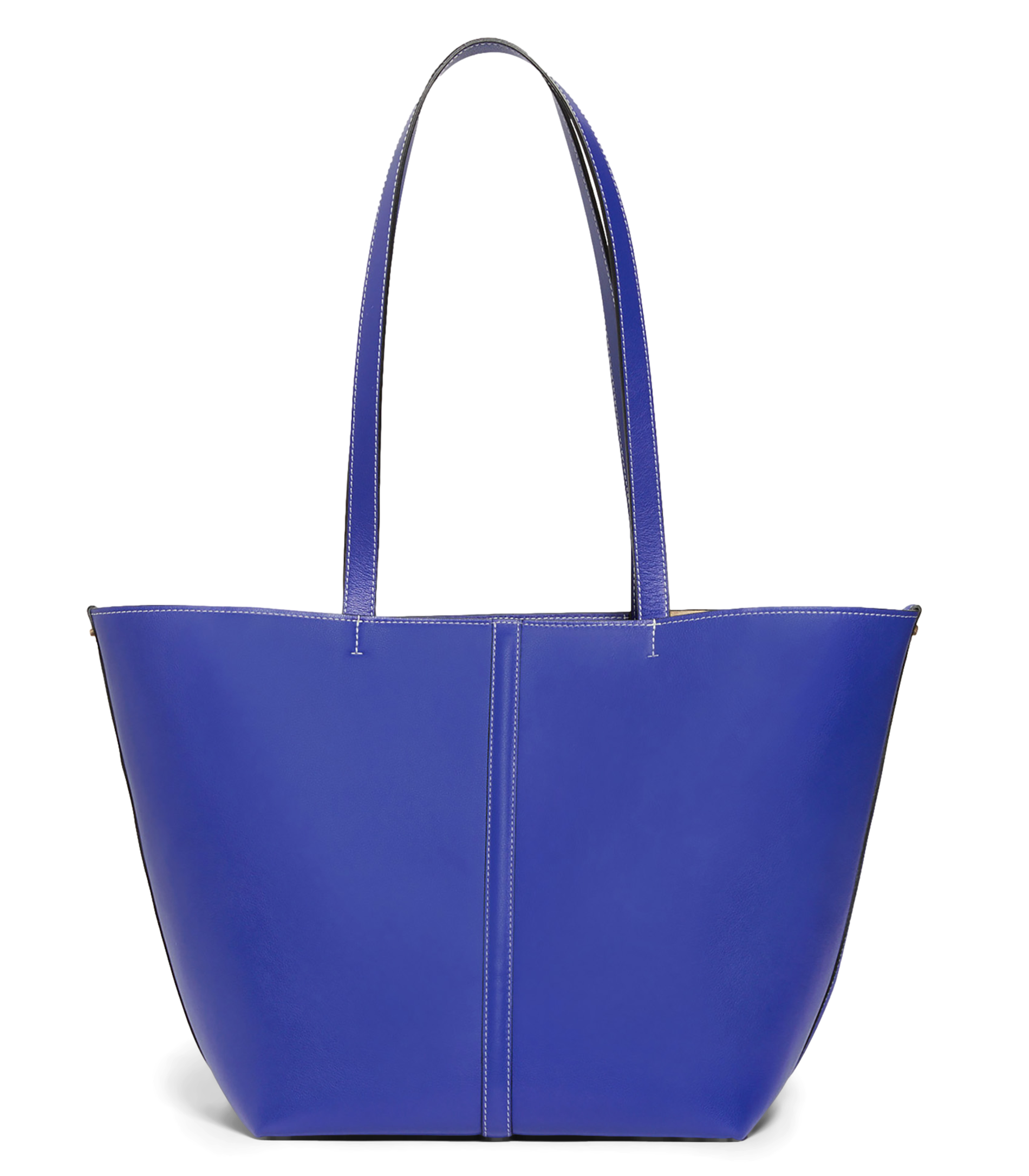 Petit cabas en cuir | Bleu