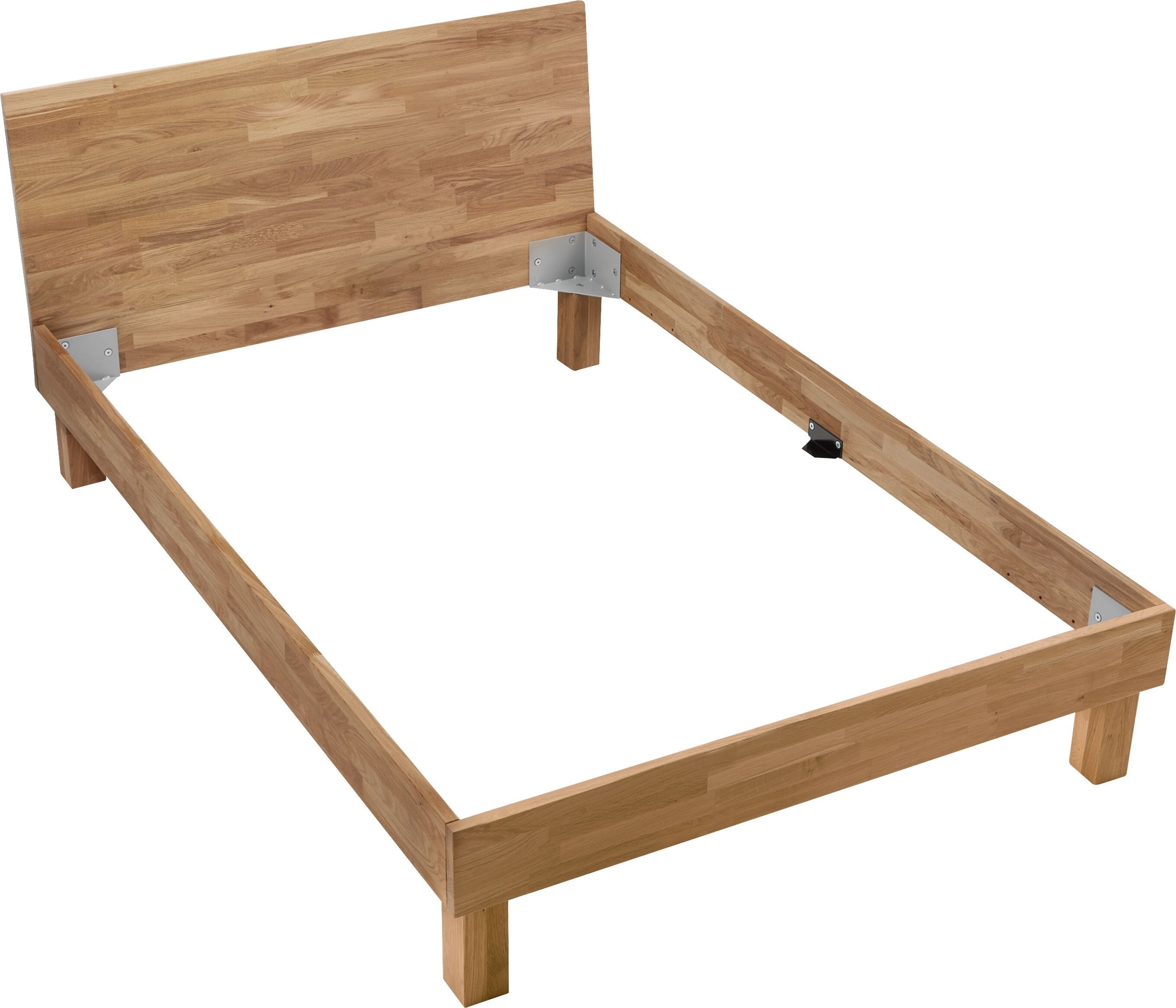 CARA Bett - Eiche / B: 140.0 cm x T: 200.0 cm