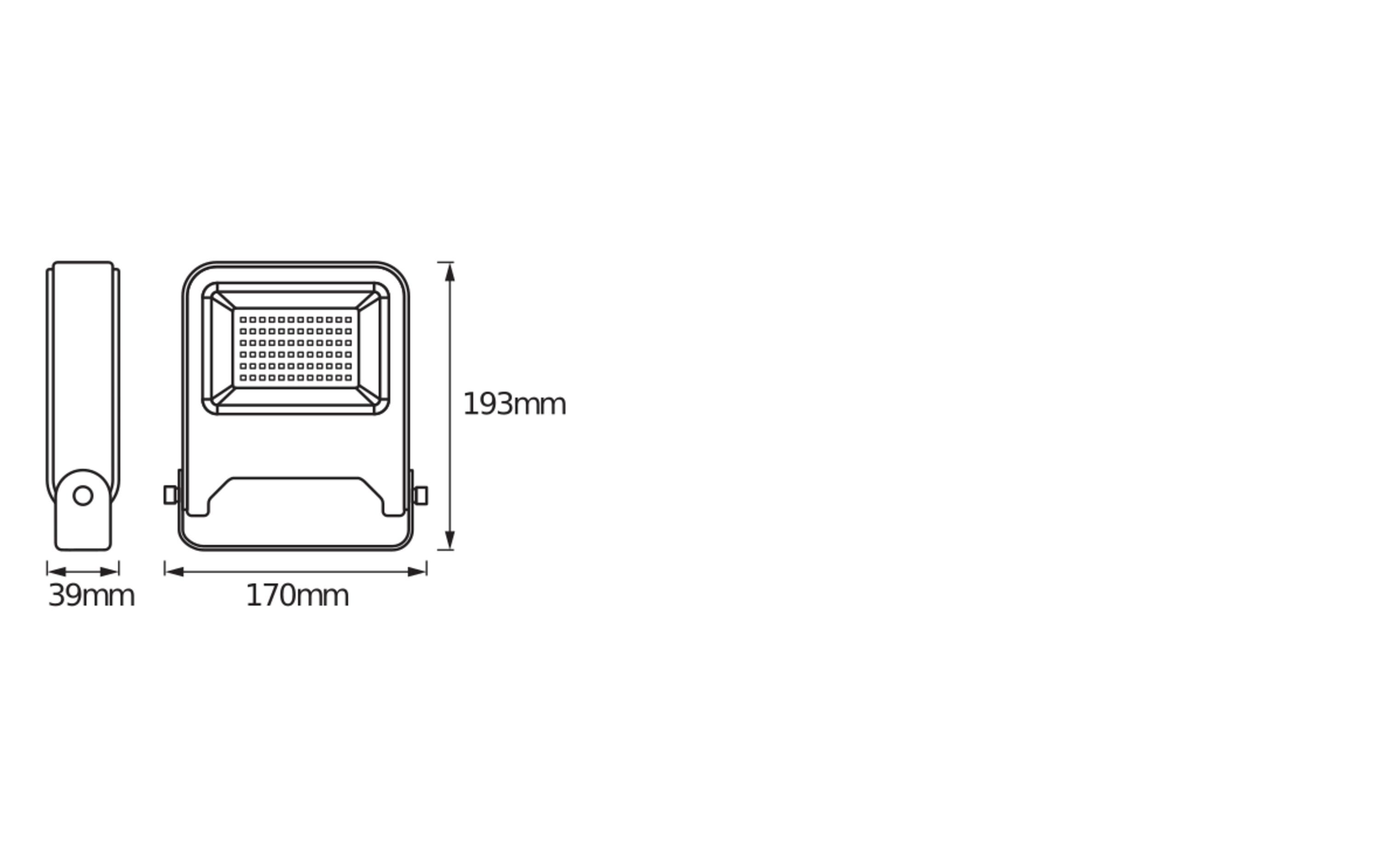 Scheinwerfer LED Endura Flood, 30 WAussenleuchte