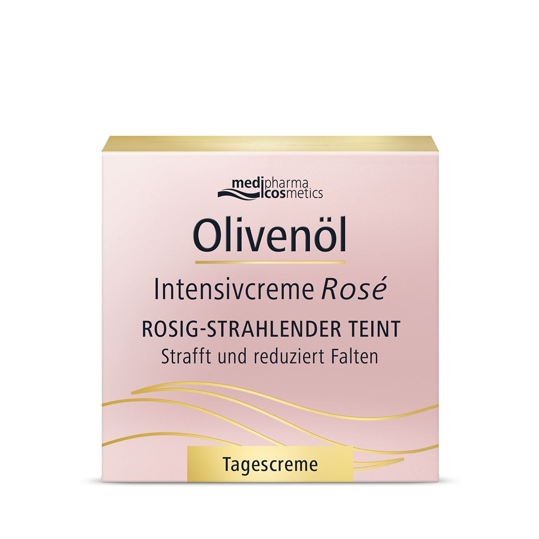 medipharma cosmetics Olivenöl Intensivcreme Rosé Tag