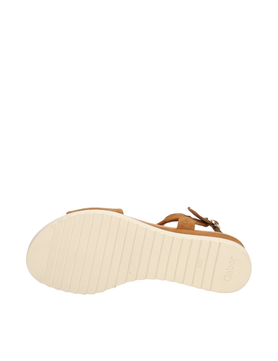 Veloursleder Sandale