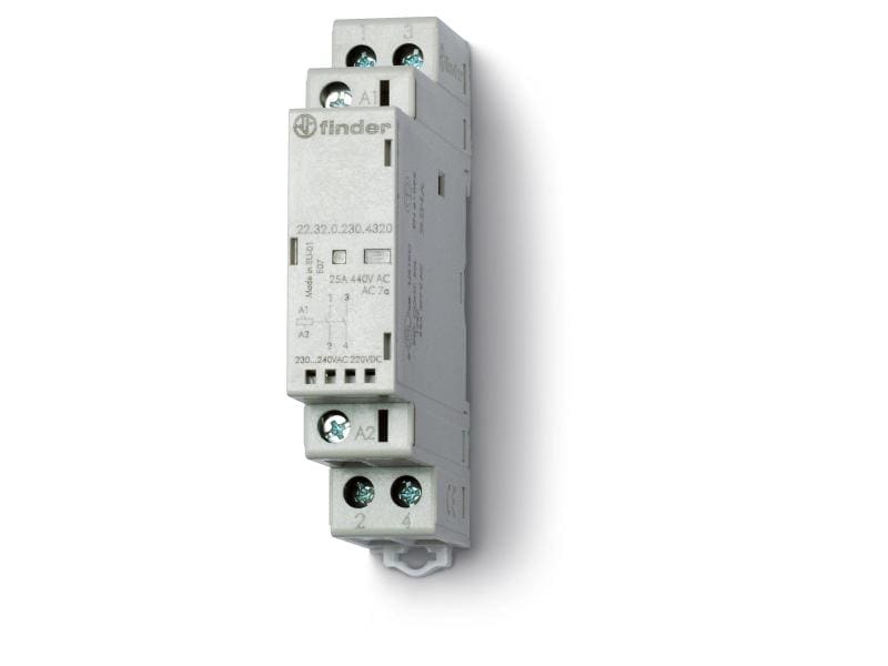 Finder Schütze Serie 22 1S   1Ö, 25A 12 V Finder Installationsschütz 25A 12 V